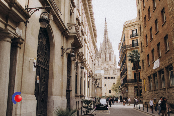Wandel samen met uw groep door de pittoreske straatjes in Barcelona 